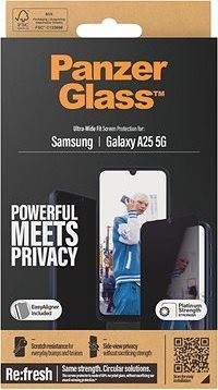 PanzerGlass Privacy Samsung Galaxy A25 5G s inštalačným rámikom