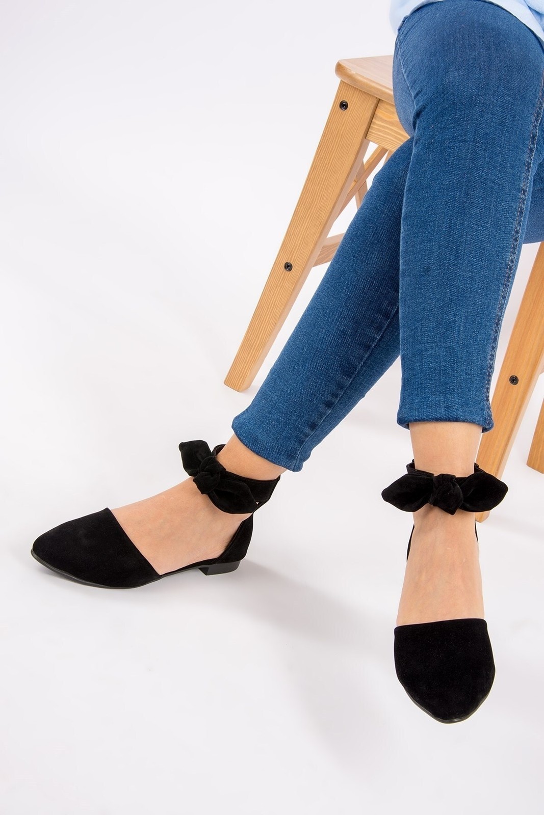 Fox Shoes Black Women's Flats