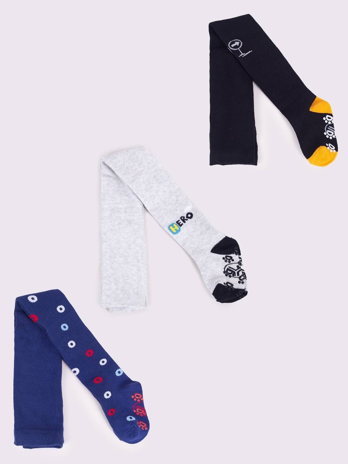 Yoclub Kids's Tights ABS 3-Pack RAB-0005C-AA0A-012