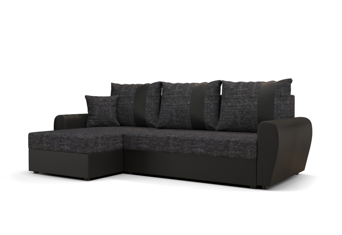 Expedo Rohová rozkladacia sedačka PAVOS, 230x89x140, kornet 10/D8