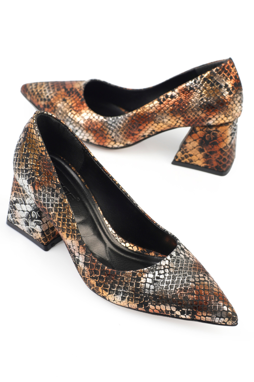 Capone Outfitters Mid Heel Soft Padded Sole Women's Shoes