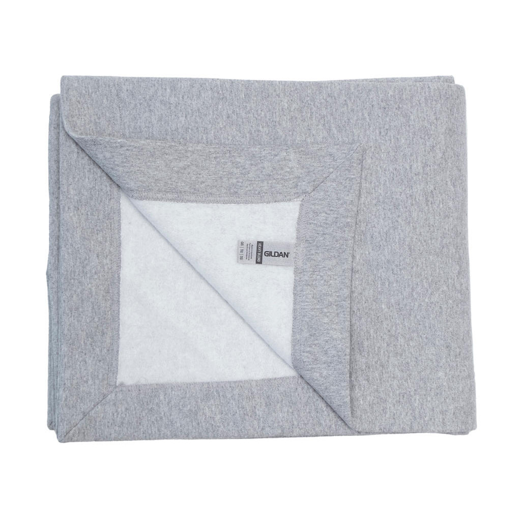 Deka Gildan Stadium z ťažkej zmesi fleece - sivá