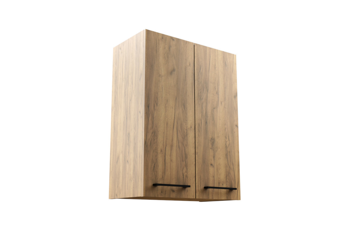 Expedo Závesná kúpeľňová skrinka LAURA, 60x80x30, dub craft