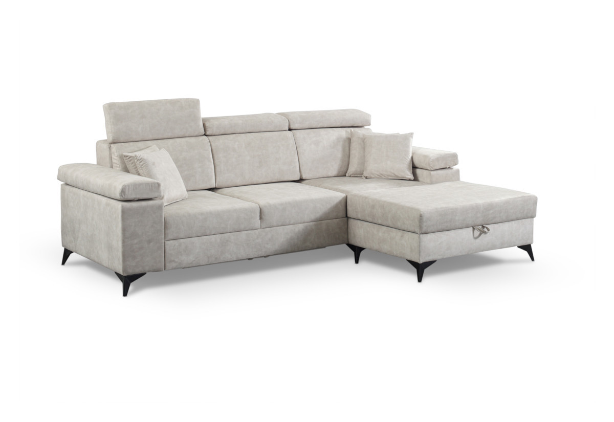 Expedo Rohová rozkládací súprava RICO mini, 254x93x170, country 2, pravá