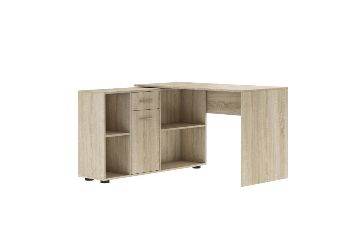 Expedo Písací stôl ELISEA, 121,4x75,3x120, dub sonoma