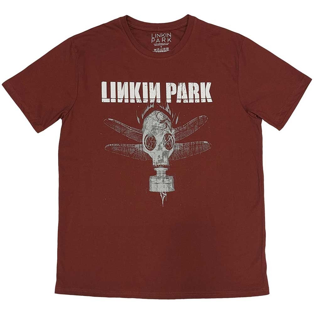 Linkin Park tričko Gas Mask Červená S