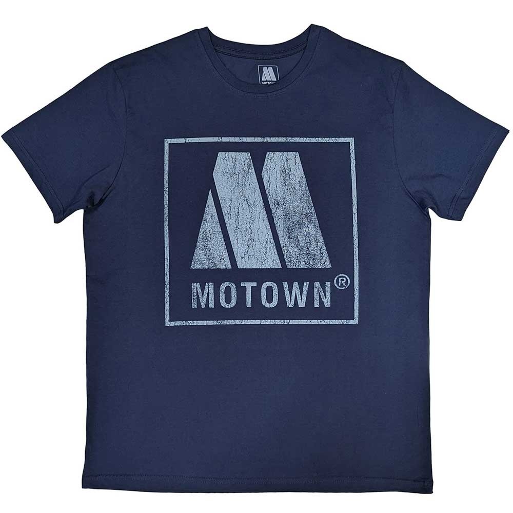 Motown tričko Vintage Logo Modrá S