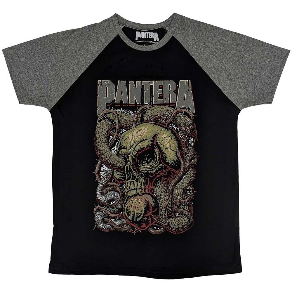 Pantera tričko Serpent Skull Šedá/Čierna S