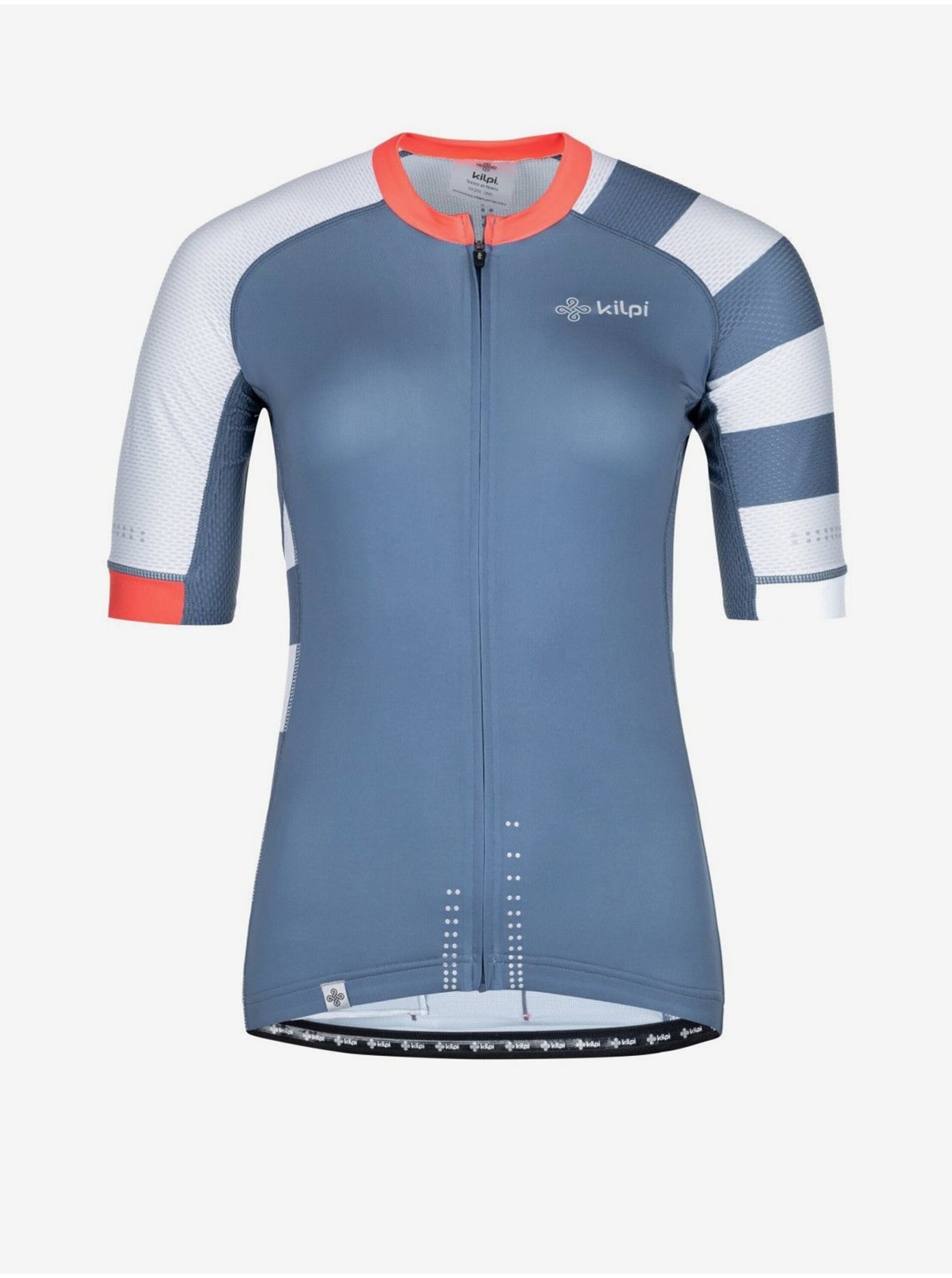 Bielo-modrý dámsky cyklistický dres Kilpi WILD-W