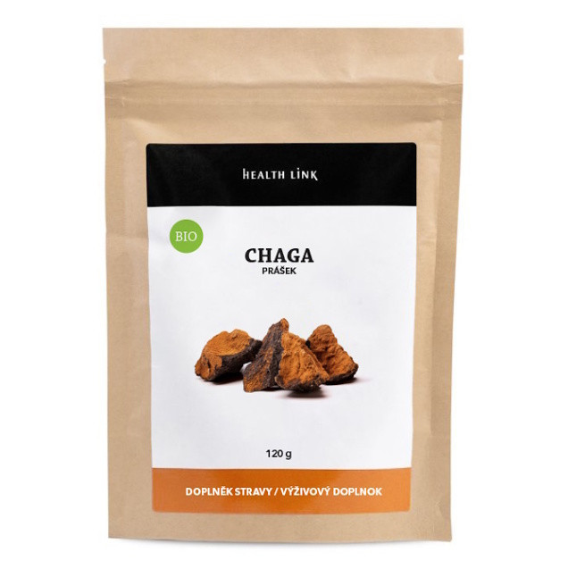 HEALTH LINK Chaga prášok BIO 120 g