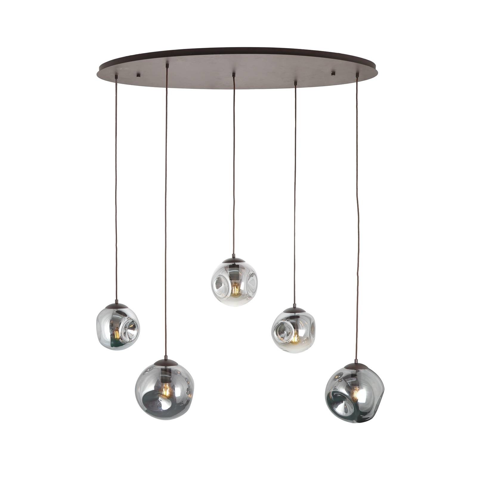 Lindby Valentina svietidlo, rondel, oválne 5-pl.