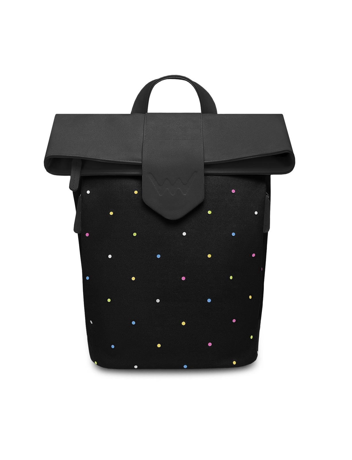 VUCH Mellora Dotty Black Urban Backpack