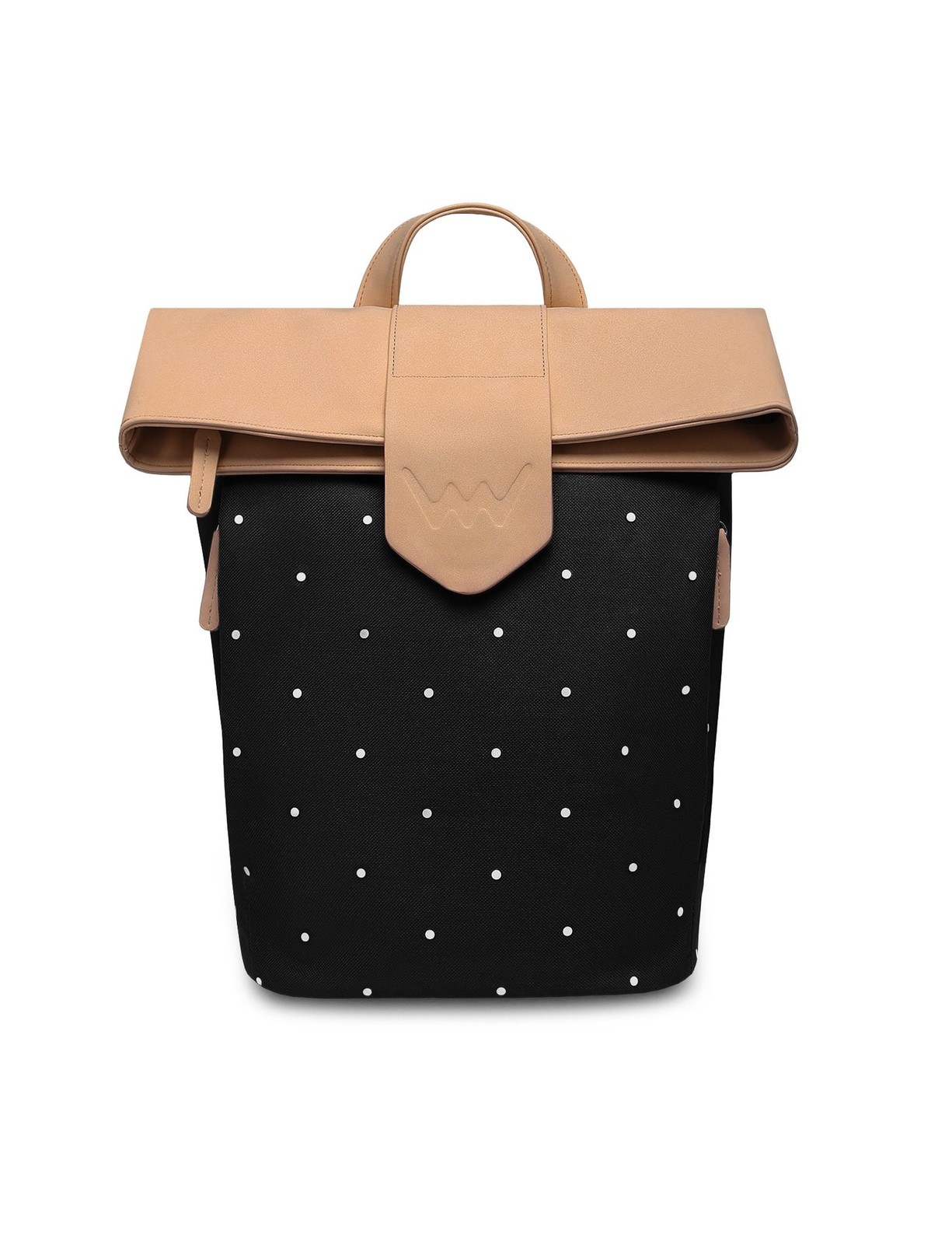 VUCH Mellora Dotty Brown Urban Backpack