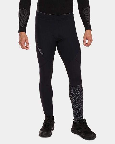 Men's Running Leggings Kilpi ALEXO-M Black