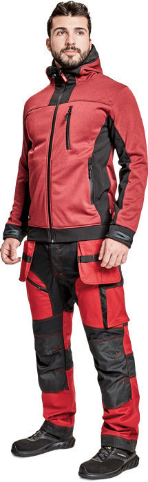 HUYER SOFTSHELL bunda čierna S