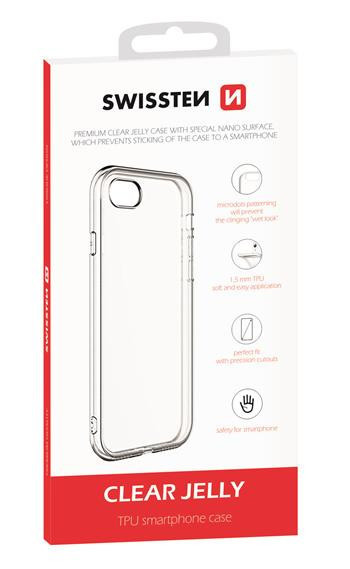 SWISSTEN PÚZDRO CLEAR JELLY APPLE IPHONE 7/8/SE 2020 TRANSPARENTNÝ