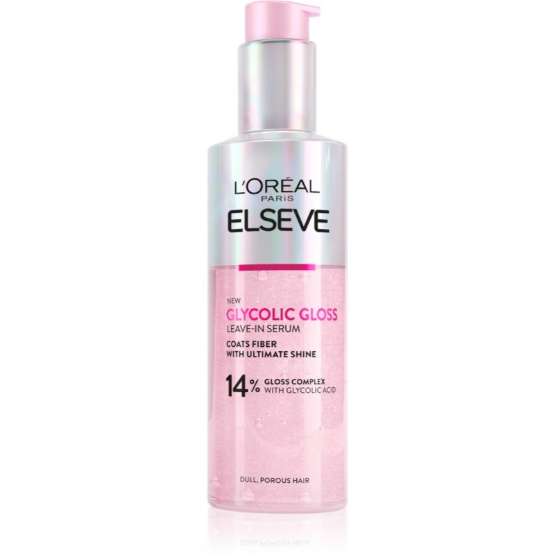 L’Oréal Paris Elseve Glycolic Gloss bezoplachové sérum pre posilnenie a lesk vlasov 150 ml