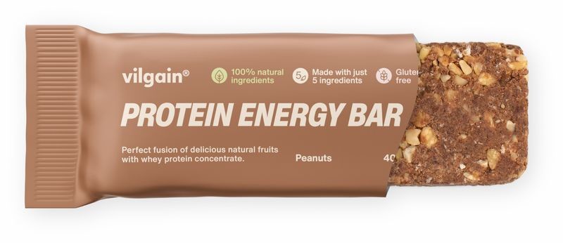 Vilgain Protein Energy Bar arašidy 40 g