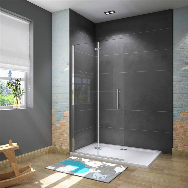 H K - Zalamovacia WALK-IN zástena Melody WF1 90x195 cm, číre sklo MELODYWF190