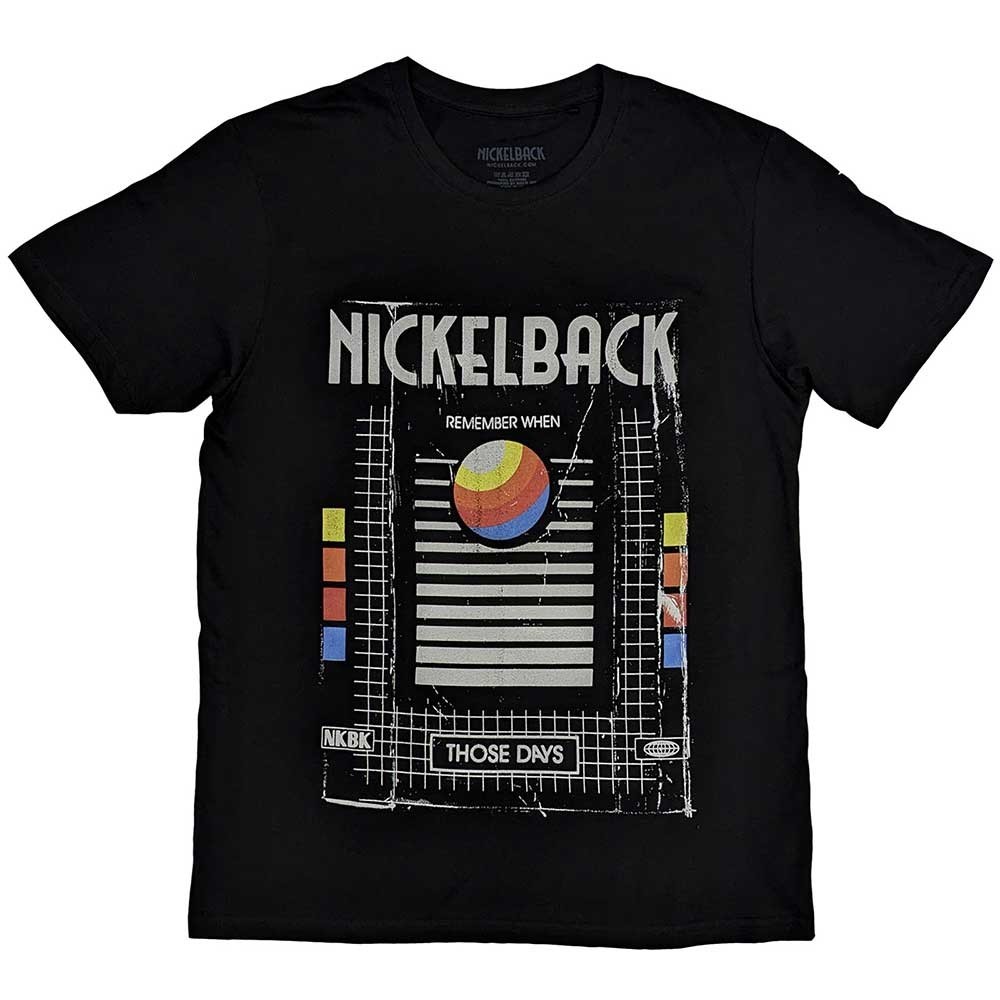 Nickelback tričko Those Days VHS Čierna S