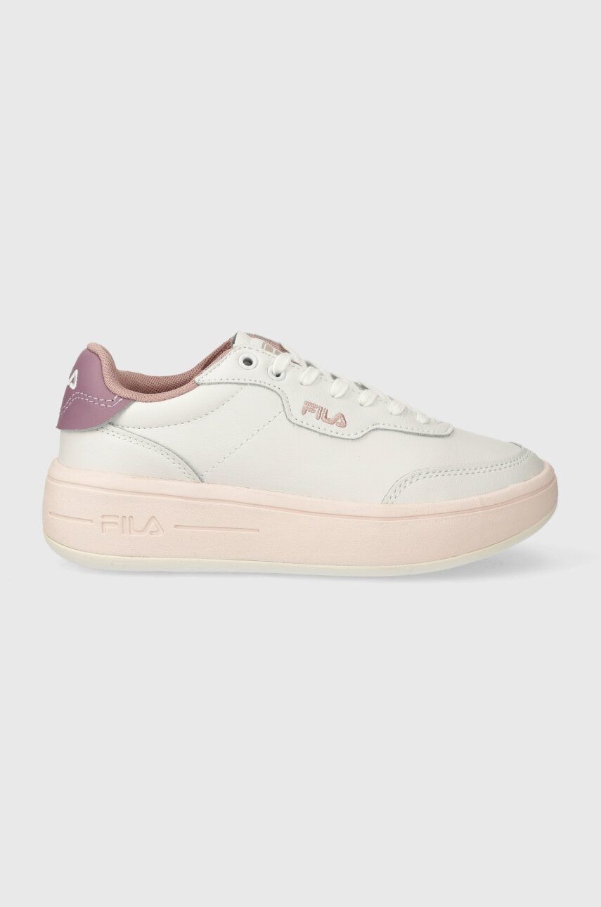 Kožené tenisky Fila PREMIUM ružová farba