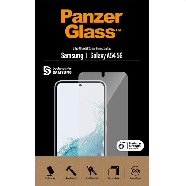 Ochranné sklo PanzerGlass Re:fresh UWF s aplikátorom pre Samsung Galaxy A15/A15 5G, čierne 7349