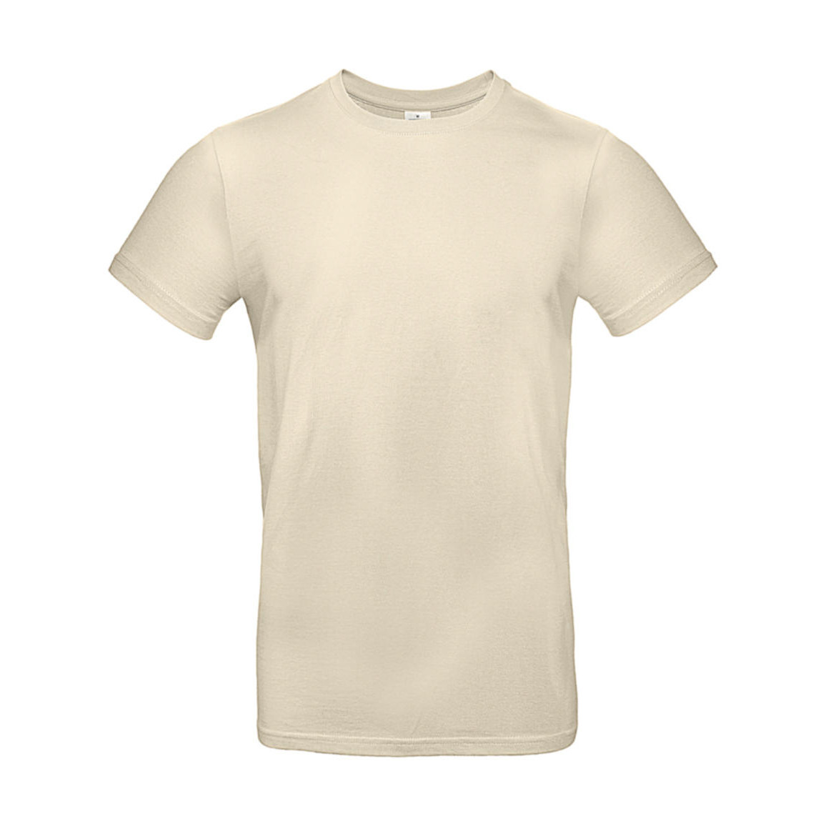 Tričko pánske B&C E190 T-Shirt - krémové, L