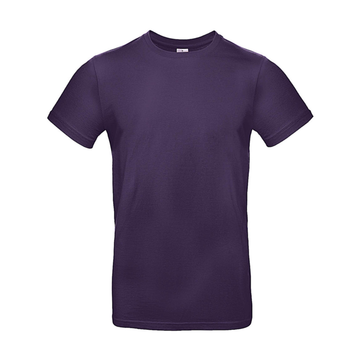 Tričko pánske B&C E190 T-Shirt - tmavo fialové, L