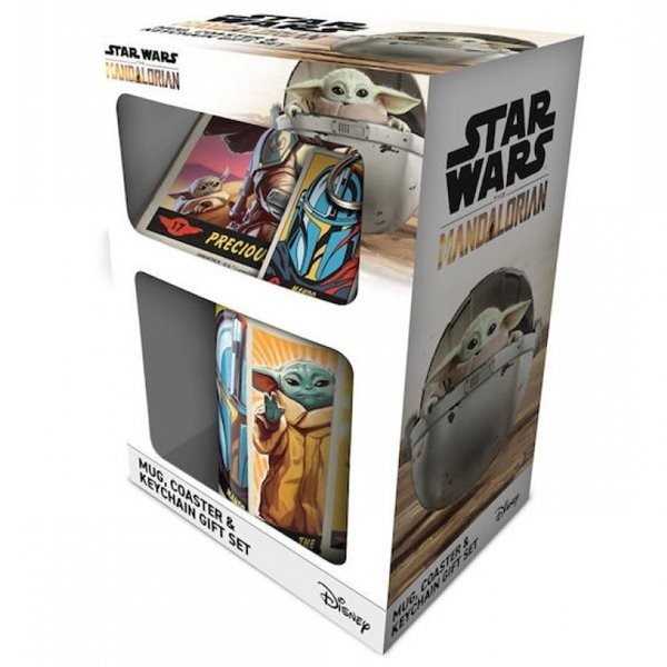 Set Hrnček, Kľúčenka, Podšálka, Zápisník Star Wars The Mandalorian (Star Wars) GP86462