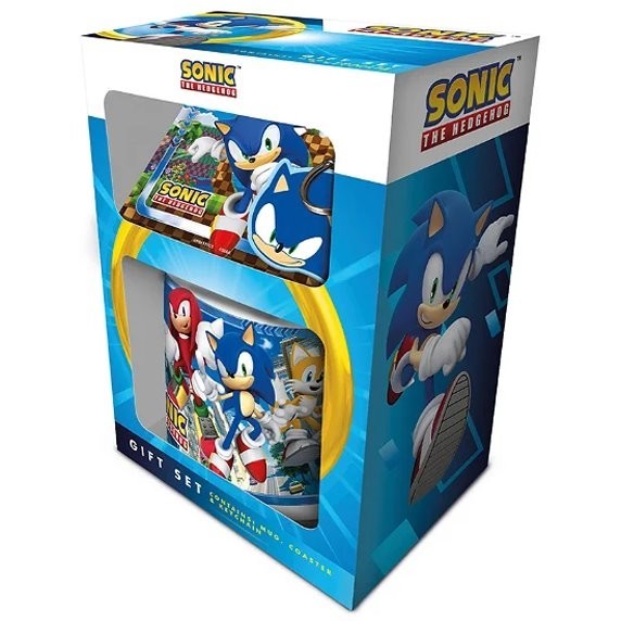 Set Set Hrnček, Kľúčenka, Podšálka Sonic: The Hedgehog GP86530