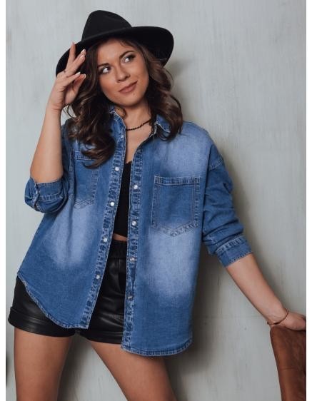 Dámska džínsová košeľa AMERICANA modrá