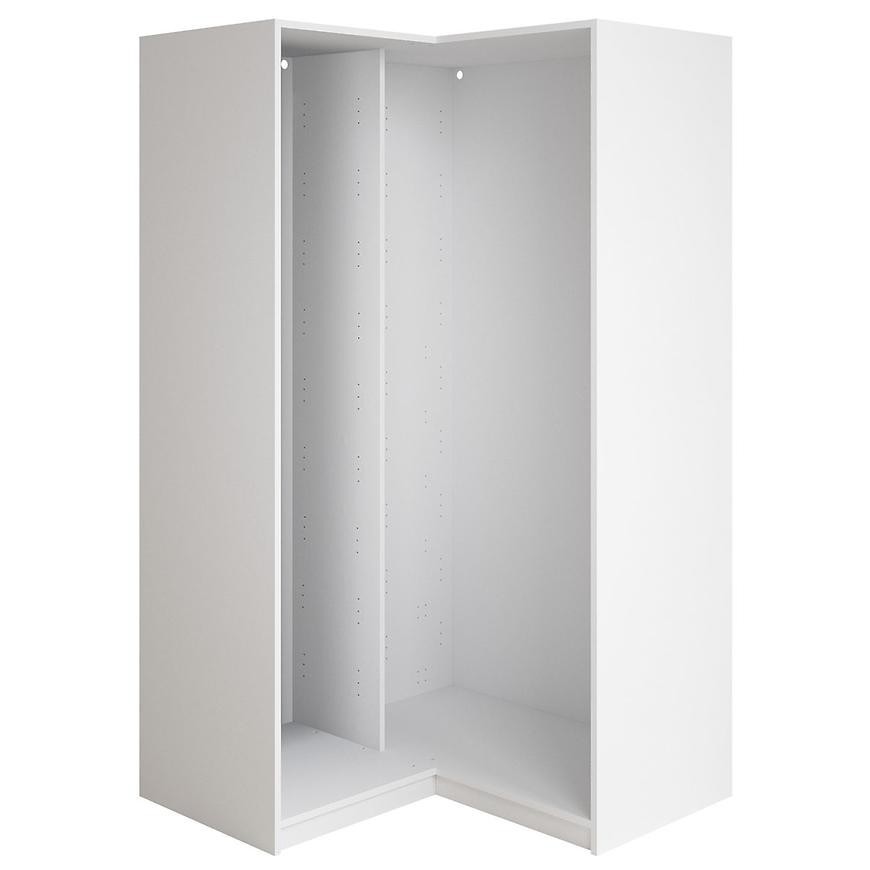 Rohová skriňa korpus pravá Ultra biela