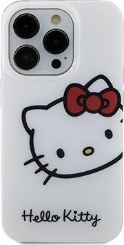 Hello Kitty IML Head Logo Zadný Kryt na iPhone 15 Pro White