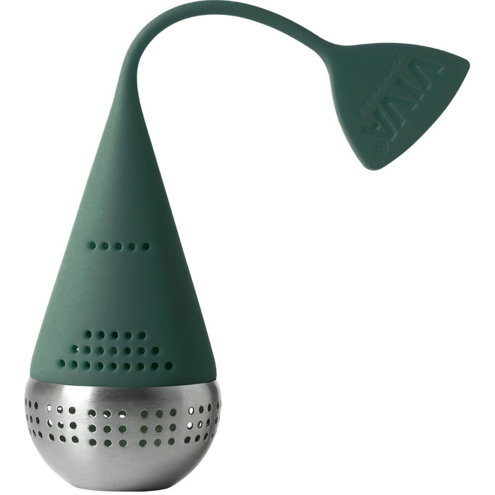 Čajový infúzor INFUSION EGG 16 cm, zelená, nerezová oceľ, Viva Scandinavia