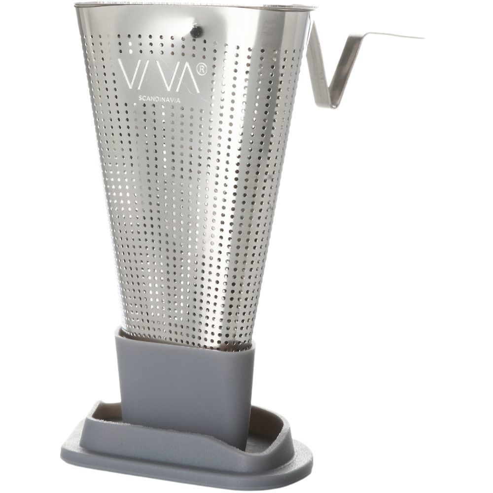 Čajový infúzor INFUSION 9 cm, šedá, nerezová oceľ, Viva Scandinavia