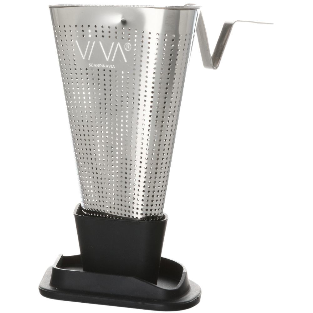 Čajový infúzer INFUSION 9 cm, čierna, nerezová oceľ, Viva Scandinavia