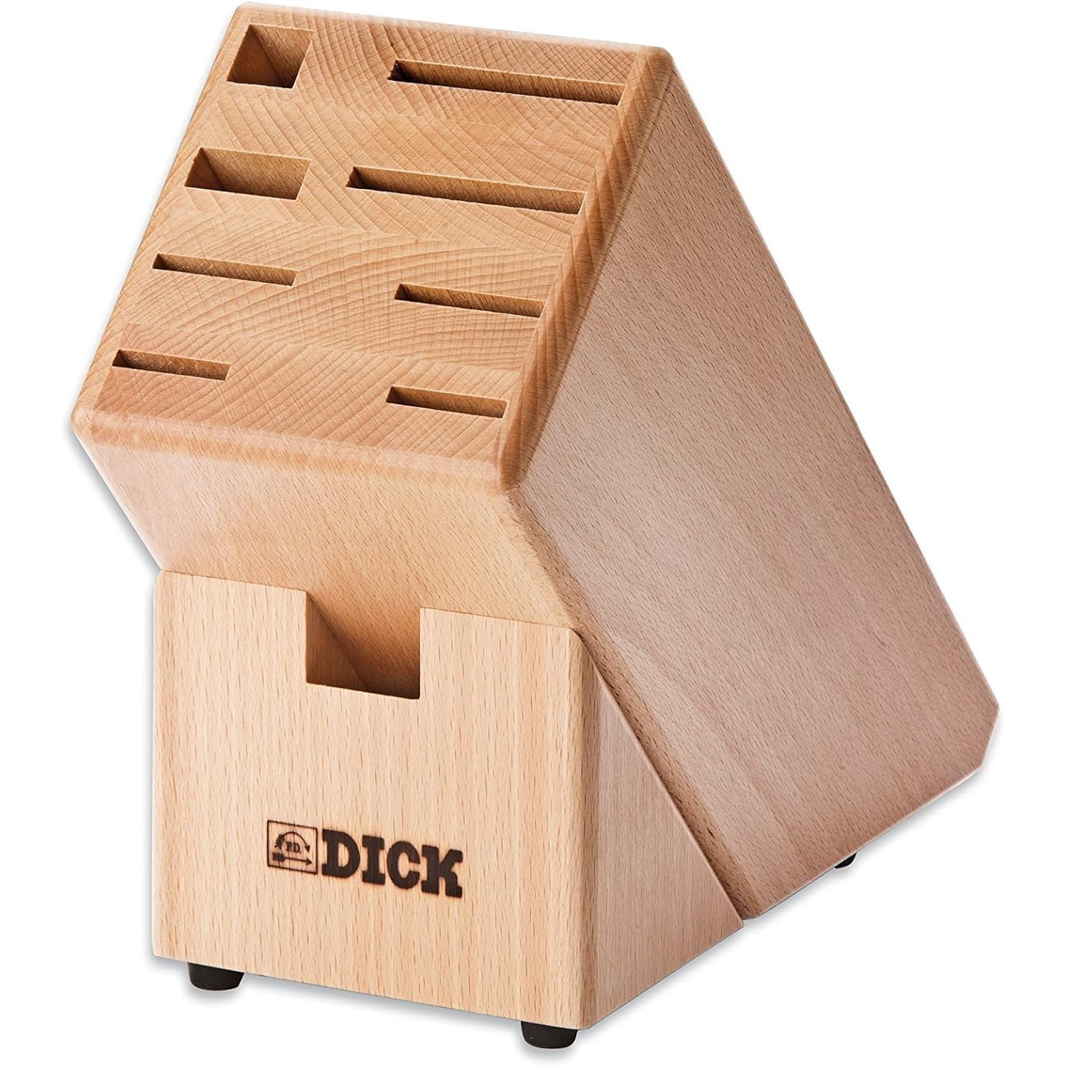 Blok na nože 26 cm, hnedá, drevo, F.DICK