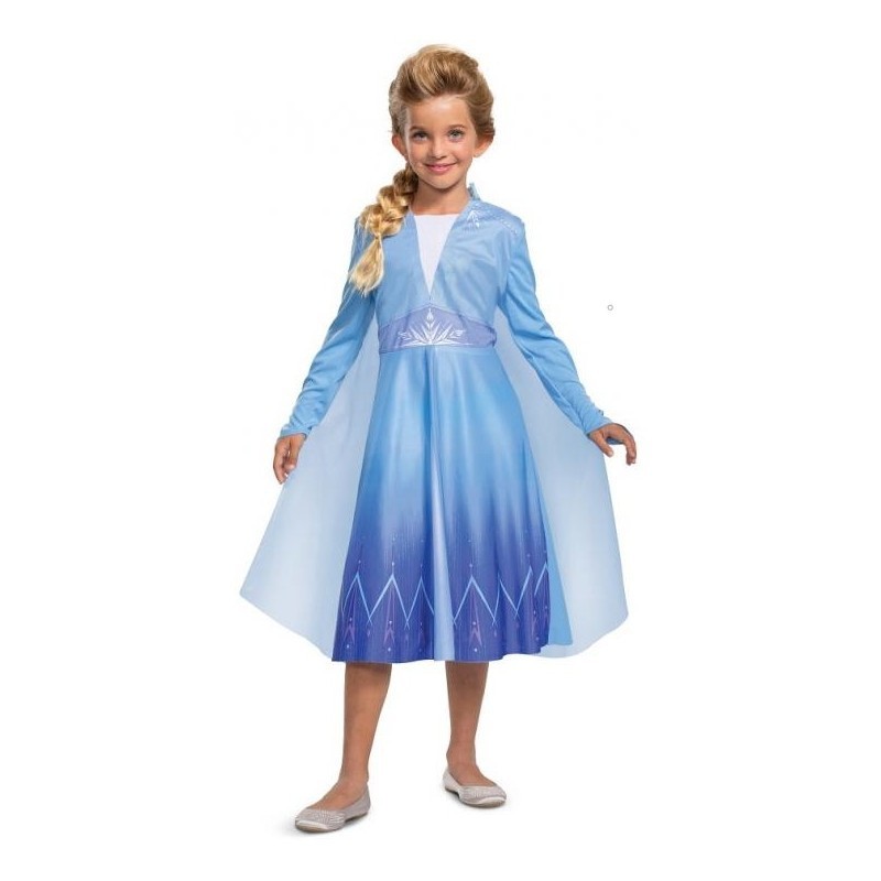 129309K Disney Detský kostým - Frozen 2 - Elsa (7-8 rokov)
