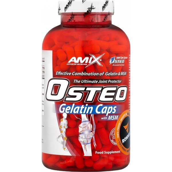 Amix Osteo Gelatin Caps with MSM Veľkosť: 400 cps