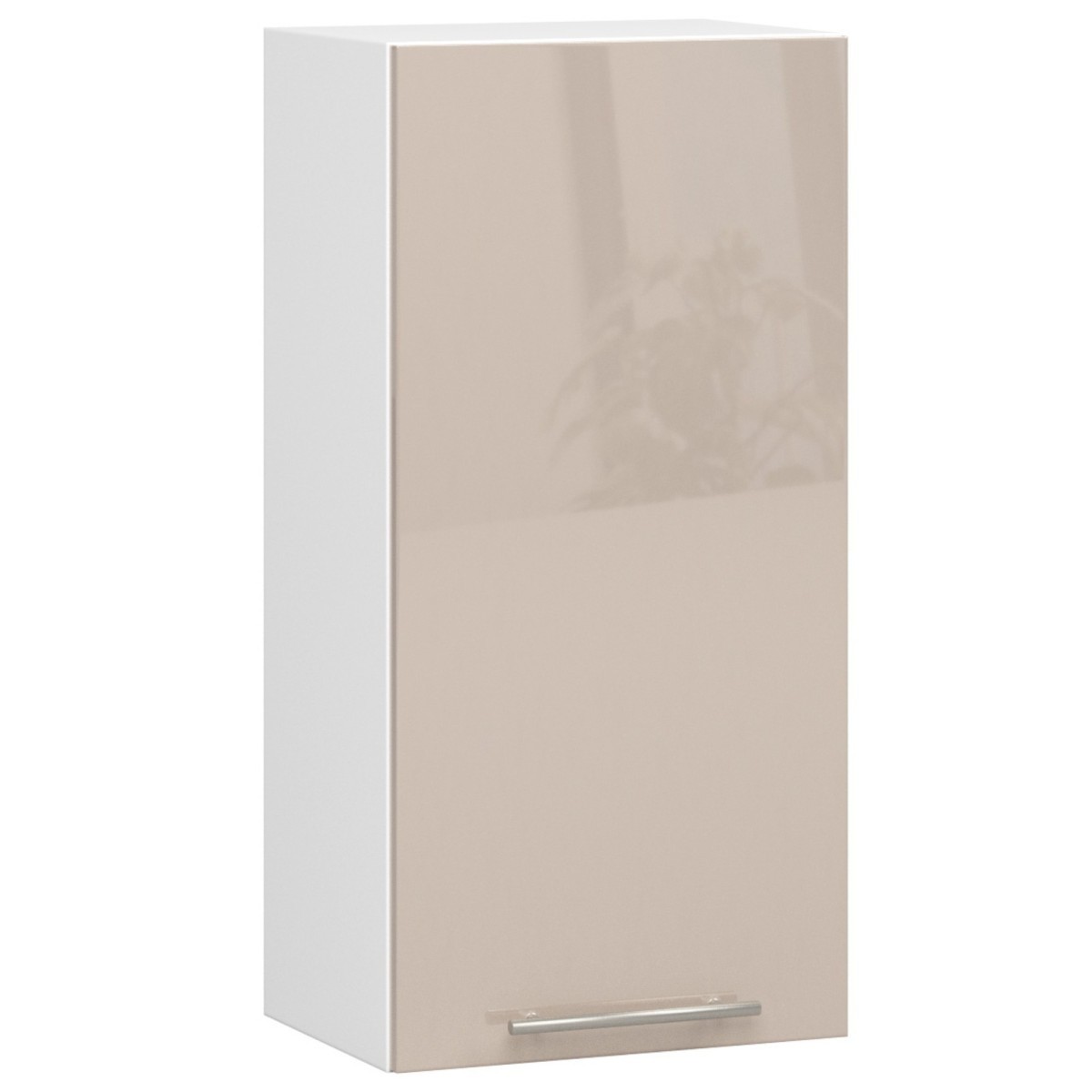 Závěsná kuchyňská skříňka Olivie W 40 cm bílá/cappuccino
