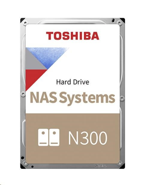 TOSHIBA HDD N300 NAS 8TB, SATA III, 7200 rpm, 256 MB cache, 3, 5 