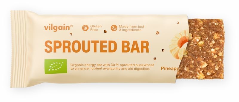 Vilgain Sprouted Bar ananás 35 g