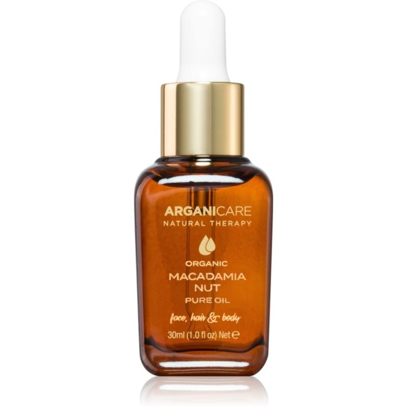 Arganicare Organic Macadamia Nut makadamiový olej lisovaný za studena 30 ml