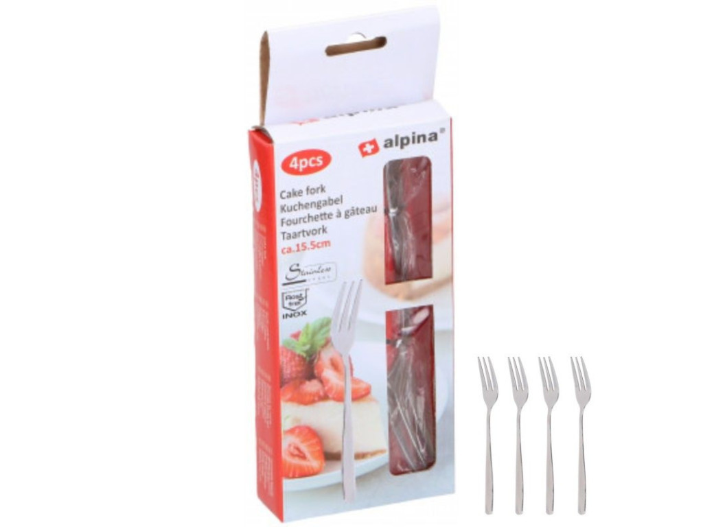 MAKRO - Vidlička dezertná 15,5cm 4ks