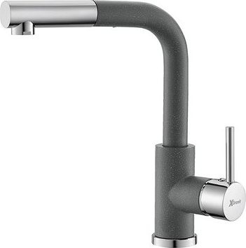 Metalac Lux S výsuvná drezová batéria grafit