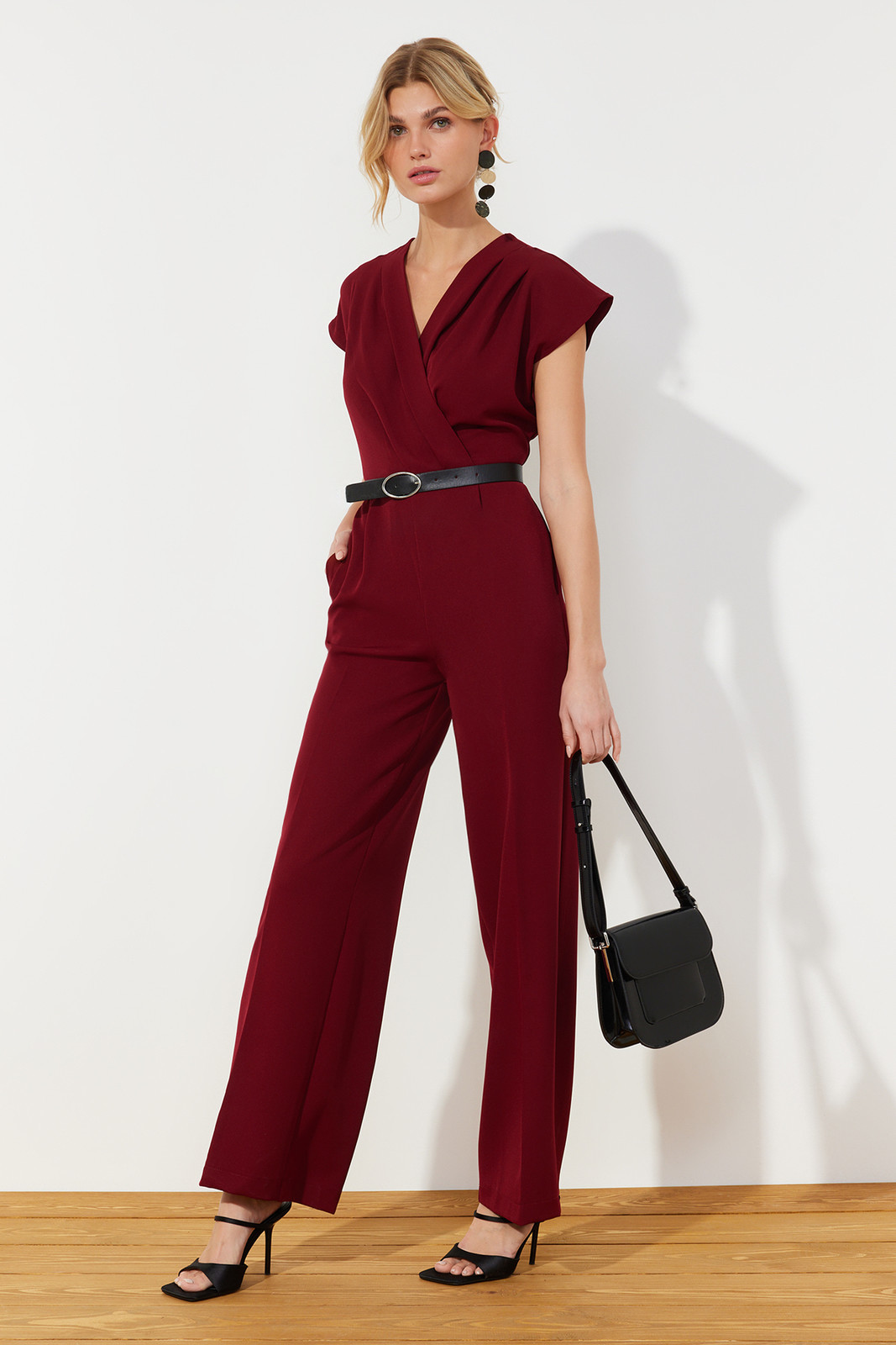 Trendyol Burgundy Jumpsuit