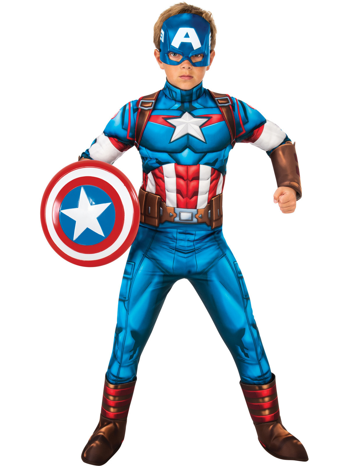 Rubies Detský kostým - Capitan America Deluxe Veľkosť - deti: S