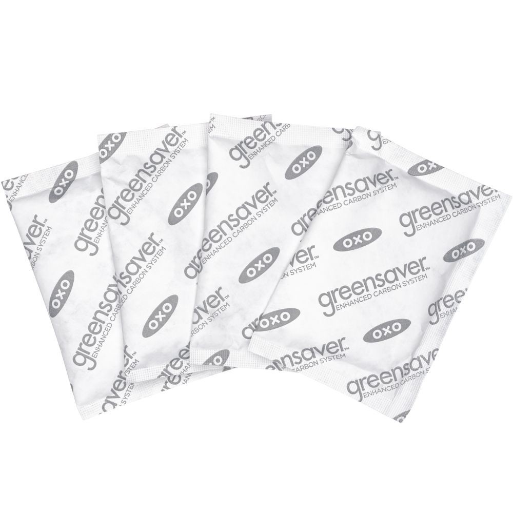 Uhlíkové filtre GREENSAVER, súprava 4 ks, OXO