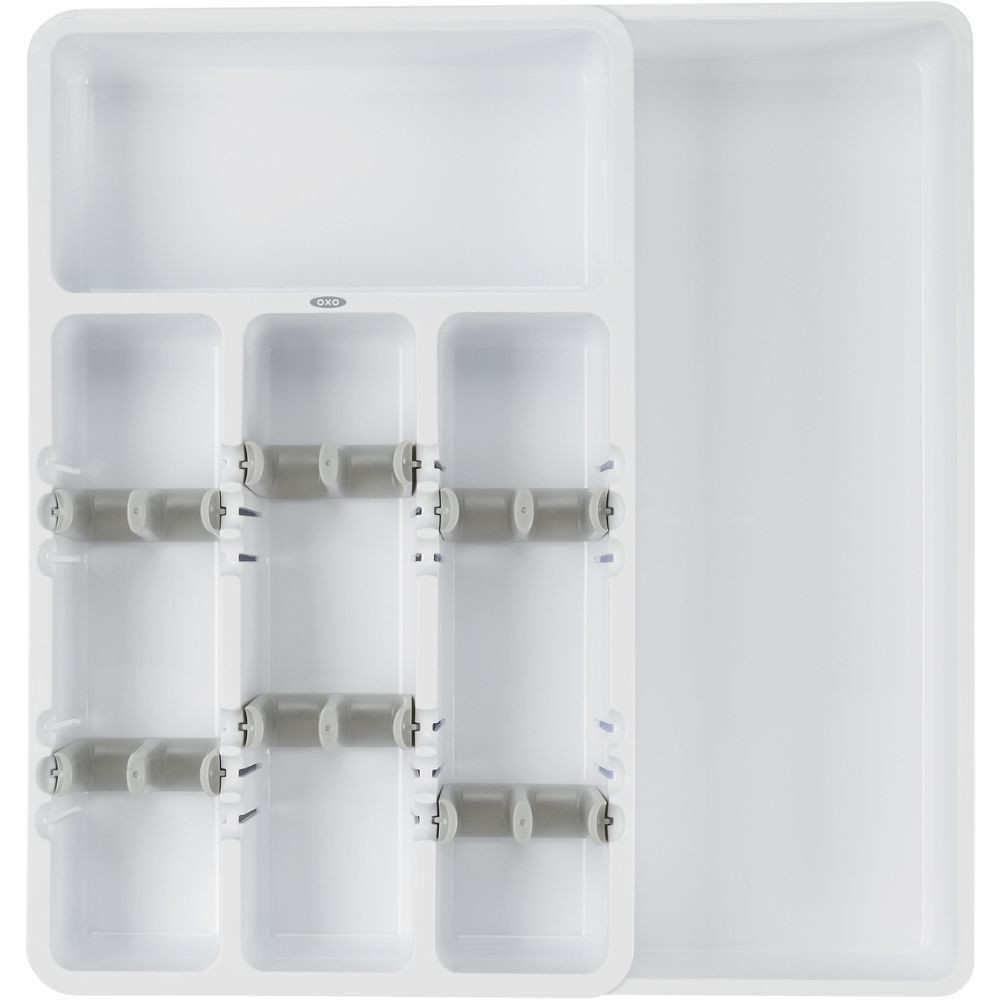Organizér na príbory GOOD GRIPS 40 cm, biela, plast, OXO