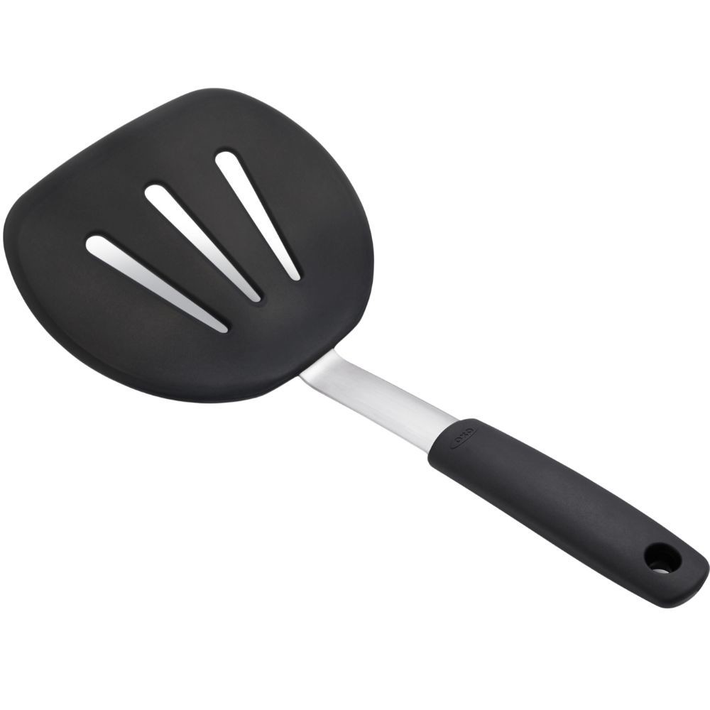 Obracačka GOOD GRIPS 30 cm, čierna, silikón, OXO